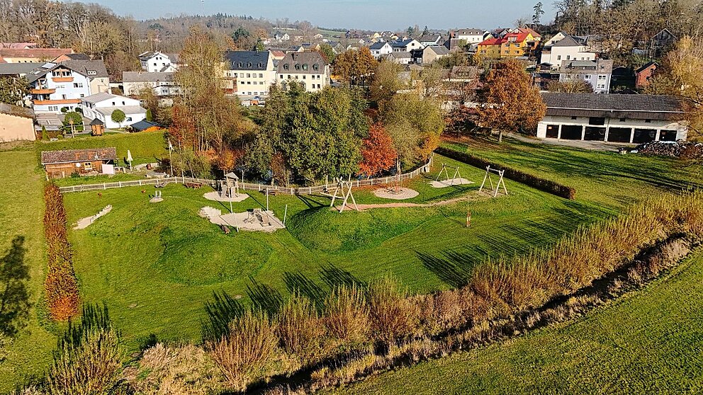 Der wunderschöne Kinderspielplatz in Feilitzsch
